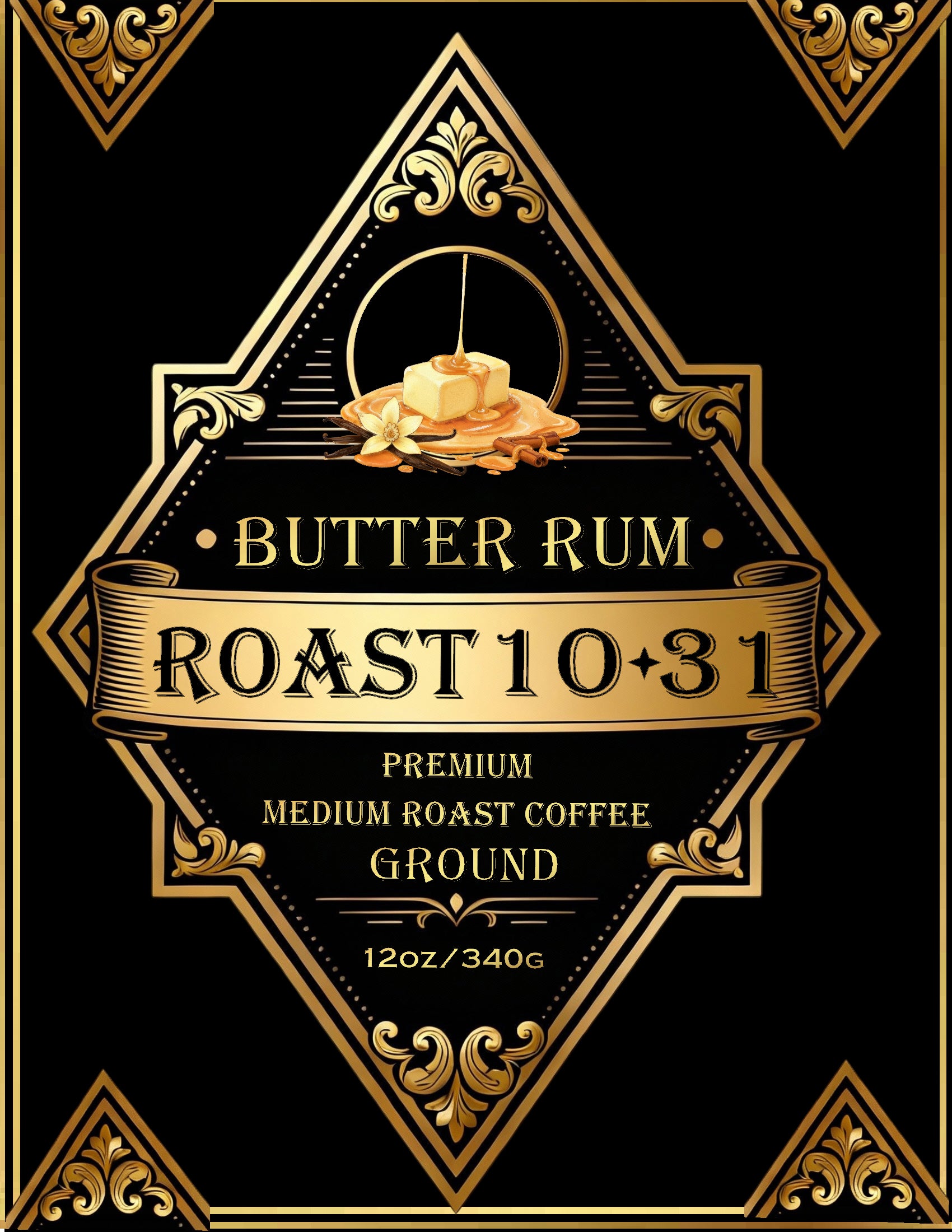Butter Rum 12oz - Ground
