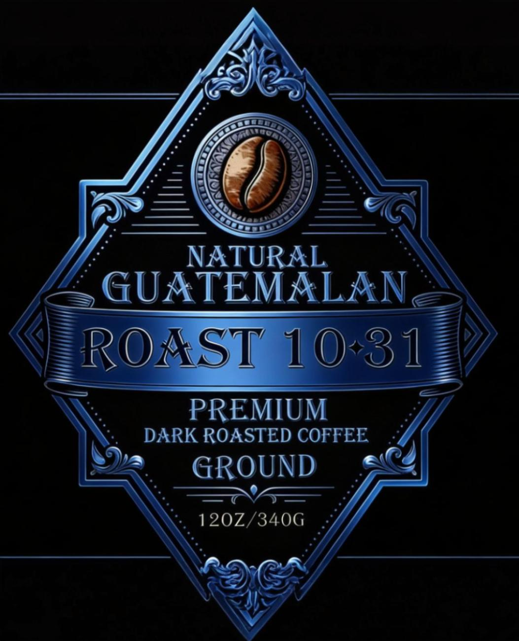 Guatemalan Natural Dark Roast Premium Coffee - 12oz Ground