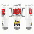 LOUDER THAN YOUR GIRLFRIEND 40 OZ BLUETOOTH TRAVEL MUG!!